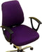 Computer Office Chair Cover, Split Protective & Stretchable Rotating Armchair Slipcover, Washable Dining Chairs Covers (Purple)...