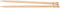 Brittany SP1010 Single Point Knitting Needles 10"-Size 10/6mm, 1 Count (Pack of 1), Sandal...