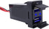 XJMOTO Dual USB Socket Charger Port Outlet Blue Light 12V/24V 2.1A Compatible with Toyota Tundra Tacoma 4Runner...