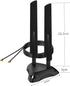Dual Band 2.4GHz 5GHz 5.8Ghz RP-SMA Gaming WiFi 6E 802.11ac/ax Wireless Antenna with Magnetic Base for Intel AX201 AX200 PCIe NGFF WiFi USB Card P...