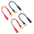 Spade Plugs to 4mm Female Banana Jack Speaker Wire, Banana Jack Female to Y Plug Fork Spades Cable for Speakers, Amplifier, Soldered Construction,...
