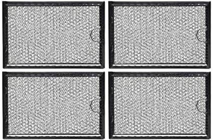 Nispira Replacement Microwave Range Hood Grease Filter Compatible With Frigidaire 5304464105, 4 Filters