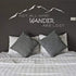BATTOO Not All Who Wander are Lost Wall Decal Mountain Vinyl Sticker 22" W 8.5" H Family Kids Room Mural Motivation Love Home Travel Hobbit, White...