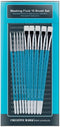 Creative Mark Masking Fluid Paint Brushes (Set of 10) - Watercolor Brushes Contains Synthetic Hair w/Short Wood Handles...