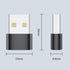 USB C Female to USB Male Adapter (8 Pack),Type C to USB A Charger Cable Adapter for iPhone 11 12 13 14 15 Pro Max,Samsung Galaxy Note 10 S20 Plus ...