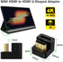 AGVEE 180 Degree Angled USB-C to USB-C Adapter and Long Side Inward U-Shaped Mini HDMI to HDMI Converter, HDMI 2.0 4k@60HZ, Coupler Extender Exten...