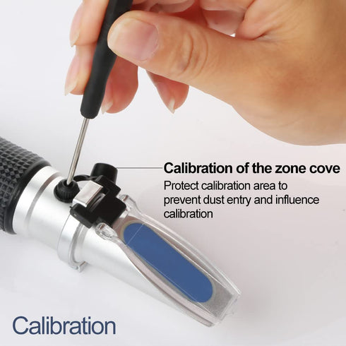 Brix Meter Refractometer 0~32%, Handheld Brix Refractometer Sugar Content Test, High Accurate Brix Measurement Tool with ATC for Fruit Beverages &...