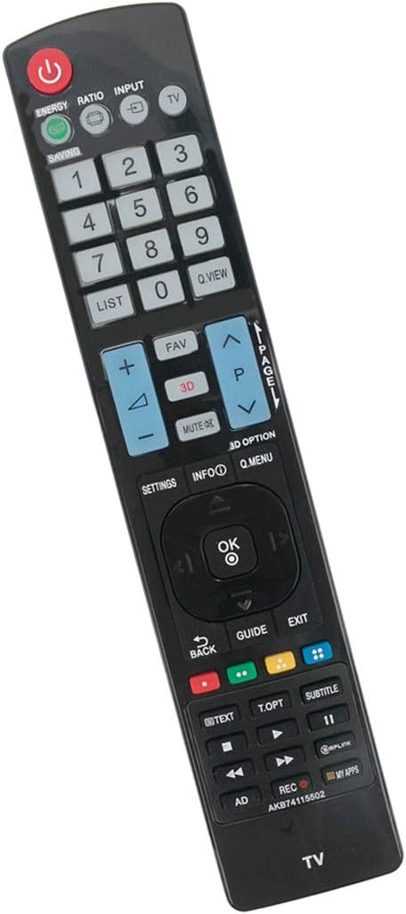 AKB74115502 Replace Remote Control fit for LG LCD TV 32LM5800 42LG20 55LM4600 32LS5700 47LM4600 MFL67468116 47LM4700 55LM4700 42LM5800 47LM5800 55...