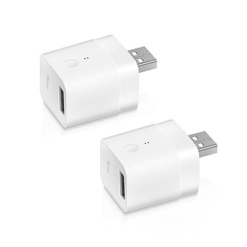 SONOFF Micro USB Smart WiFi Adaptor 5V 2-Pack, Smart Switch for Type A USB Devices, Compatible with Alexa & Google Home,APP Remote Control Switch,...