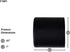 Penn Elcom F1691-2 Rubber Cabinet Feet/Grill Standoff for Speakers, Road Gear and Equipment Cases, Black (2-Pack)...