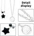 2Pcs Y2k Star Necklaces Set for Women Y2k Accessories Swirl Necklace Y2k Necklace for Women Grunge Necklace for Women Gothic Necklace Grunge Jewel...
