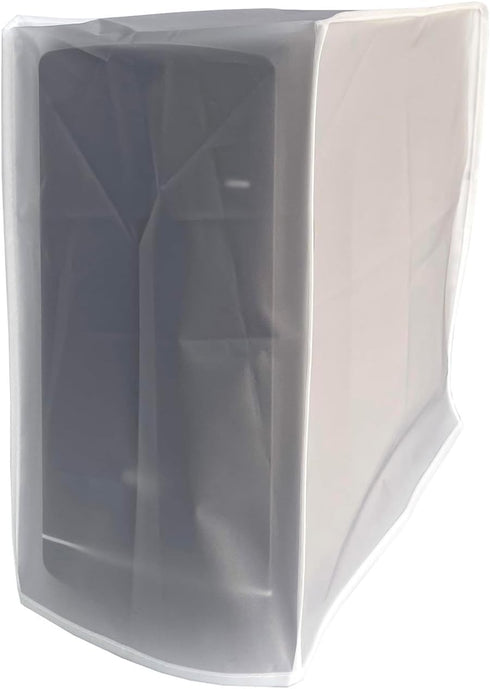 CPU Dust Cover Large Size CPU Computer Desktop Gaming PC Mid-Tower Full Body Protective Cover Case with Adjustable Solid Cord Tight Rope Black...
