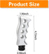 1 PC Car Modified Gear Head, 4.72" x 1.96" Resin Alloy Handle Shape Non-Slip Ergonomic Handle Shift Knob with M8/M10/M12 Adapter, Personalized Cre...
