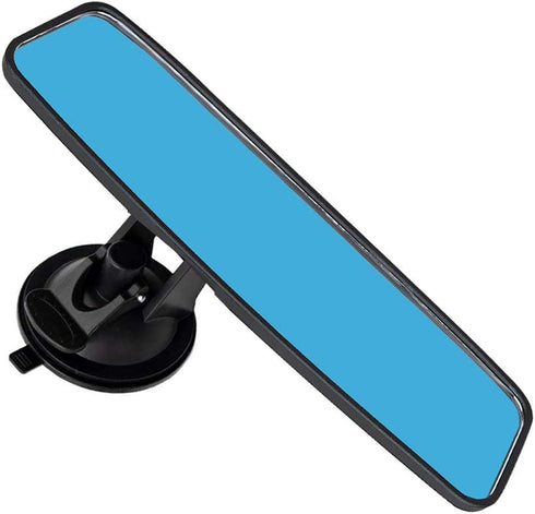 Adjustable Car Interior Rear View Mirror - Universal Cars Trucks SUV - 9.64 x 2.6 inch (Blue)...