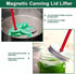 4 PCS Canning Kits- Include Magnetic Lid Lifter and Bubble Popper Heat Resistant Home Easy Canning Tools (Red+Green)...