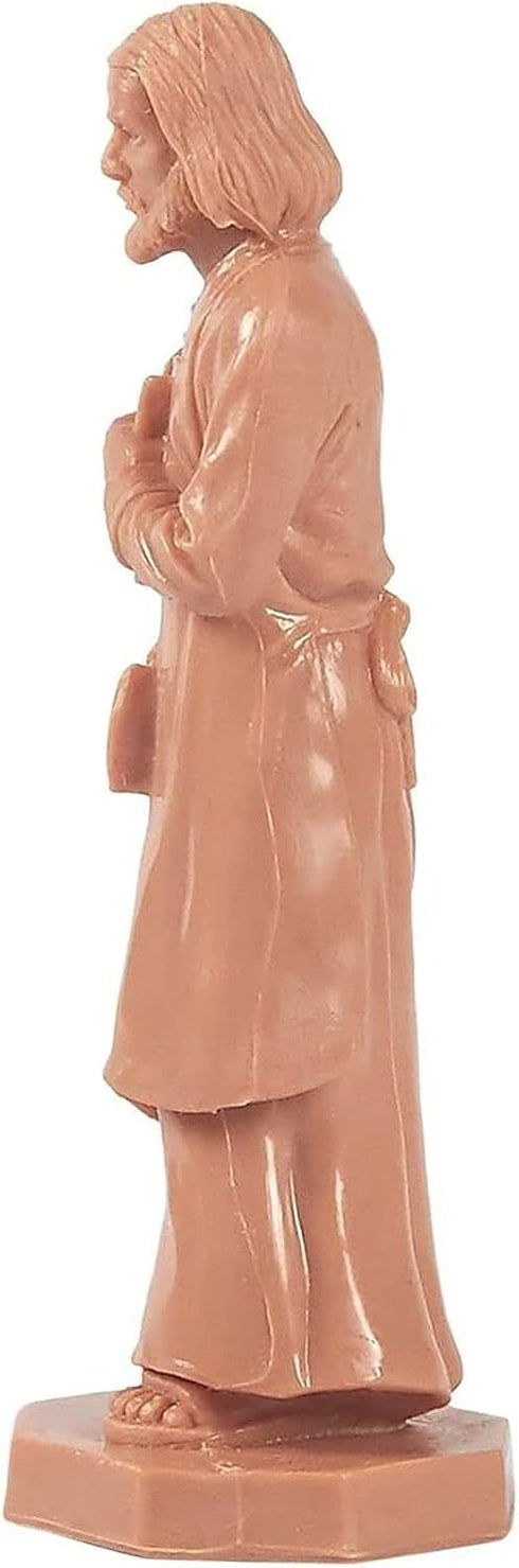 Juvale St. Joseph Statue, Patron Saint Workers Statue, Christian Gifts (3.5 Inches)...