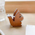 Clear Tape Dispenser - Wooden Squirrel Cute Design for Office & School Desktop - 1/2" x 250 in Tape Included...