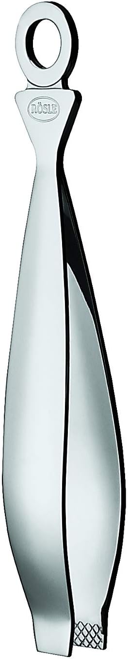 Rosle Stainless Steel Fishbone Tongs, 5.9-inch, Silver...