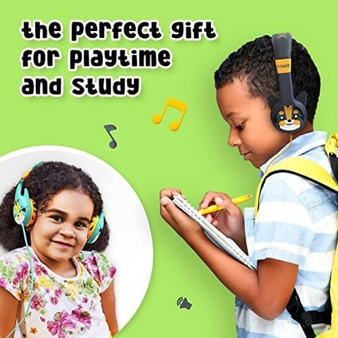 Kidrox Toddler Headphones for 1 + Year Old — Baby Headphones for Toddlers 1-3, Infant Headphones for Girls & Boys, Wired Kids Headphones for Airpl...