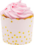 Sparkle and Bash 50 Pack Pink and Gold Cupcake Wrappers, Paper Baking Cups, Muffin Liners for Baby Shower, Birthday Party (2.2 In)...