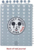 Innovative Designs Disney Mickey Mouse Journal Notebook, Spiral Bound, 96 Lined Pages, 8 x 7 inches, Grey...