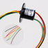 12.5mm 300Rpm 6 Wires CIRCUITSx2A Capsule Electrical Slip Ring for Monitor Robotic Electrical Test Equipment 1Pcs...