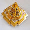 Sri Yantra, Meru Yantra, Sri Chakra in Brass Size 2" Inch - Spiritual Powers, Vaastu Dosh, Prosperity - 3D...