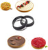 Tart Ring Molds, Hsxxf 8pcs Round Shape Cake Molds Mousse Circle Mini Tart Rings for Baking Muffin Mousse Cake Circle Cutter (8)...