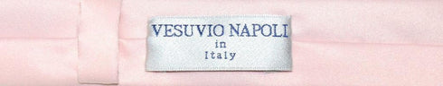 Vesuvio Napoli Narrow NeckTie Extra Skinny PINK Color Men's Thin 1.5" Neck Tie...