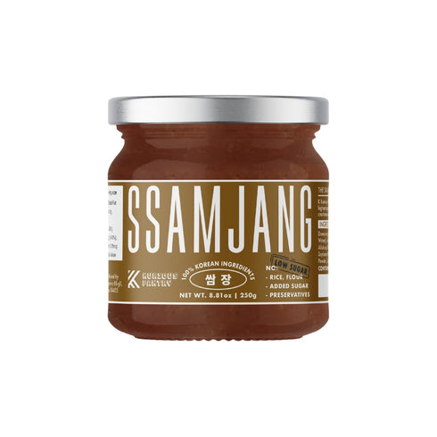 K Kurious Pantry Ssamjang, Seasoned Soybean Paste, Korean BBQ Essential, Barbecue Dipping Sauce, Mix of Gochujang & Deonjang, No Flour, No Added S...