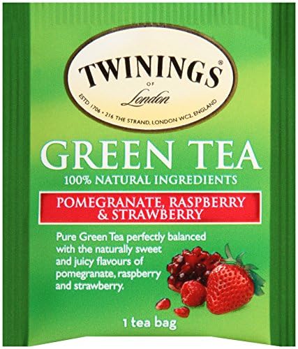 Twining Tea Green Pomegranate, Raspberry, Strawberry, 20 ct...