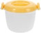 Microwave Rice Cooker Vegetable Steamer Set Portable Travel Removable Non- Stick Pot Kitchen Cookware for Cooking Soup Rice Stews Oatmeal 20X20X15...