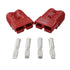 175 Amp Connecteur 600 V Plug Battery Connector 175A Battery Power Connector (Red, 1/0AWG)...