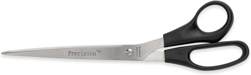 Hygloss Products Armada Precision Straight Trimmer Scissors - Comfortable Handles, Stainless Steel Blades, Vinyl Bag for Storage - Scissors for Cr...