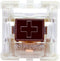 Granvela Gateron KS-9 Brown Switches with White Bottom Clear Top, Smooth Tactile Feedback, 55g Actuation Force, 3-pin Design, Compatible with Cher...