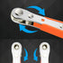Mini Ratchet Wrench,Right Angle Phillips Magnetic Screwdriver for Tight Spaces with 1/4" Drive High Torque Offset Reversible Mini Ratchet Offset S...