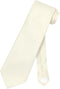Vesuvio Napoli NeckTie Solid CREAM Off-White Color Men's Neck Tie...