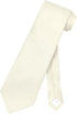 Vesuvio Napoli NeckTie Solid CREAM Off-White Color Men's Neck Tie...