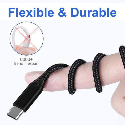 USB A to USB C Charger Cord 3FT 6FT 10FT Cable for Samsung Galaxy A54 5G/A53 A52 A51/A15 A14 A13 A12/A23 A22 A21/A34 A33 A32/A42/A05S A04S A03S A0...