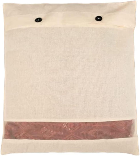 Mayatra's Pack of 5 Saree Storage Bags - Wardrobe Organizer For Storage - Saree Bag For Clothes Storage -Transparent Cloth Storage Cover (14 * 16 ...