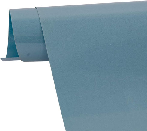 HOHOFILM Sky Blue Flock Heat Transfer Vinyl Flocked HTV Vinyl Sheets 20"x12"Iron on for Tshirt Garment...