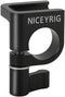 NICEYRIG 15mm Single Rod Clamp to Cold Shoe Adapter, DSLR Camera Rig Rail Block for Monitor Mount LED Light Microphone - 426...