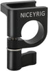 NICEYRIG 15mm Single Rod Clamp to Cold Shoe Adapter, DSLR Camera Rig Rail Block for Monitor Mount LED Light Microphone - 426...