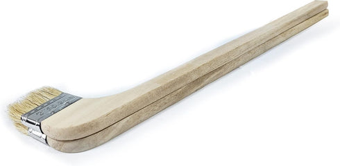 Wooden Handled Hog Bristle Radiator Right Angle Bend Paint Brush, 15" Long, 2" Brush Width (2 Pieces)...