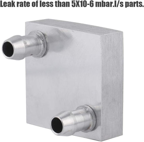 Wendry Computer Water Cooling Head, 40x40mm Water Cooling Aluminum Block for CPU Radiator Liquid Water Heatsink Cooler Internal Fin Thickness Only...