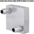 Wendry Computer Water Cooling Head, 40x40mm Water Cooling Aluminum Block for CPU Radiator Liquid Water Heatsink Cooler Internal Fin Thickness Only...