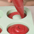 Mousse Cakes Mold Silicone Baking Sheet Pan, 3D Special Shaped Double Sides usable Bakeware Dessert Moulds for Pastry Cupcake Pop Pancake Pudding ...
