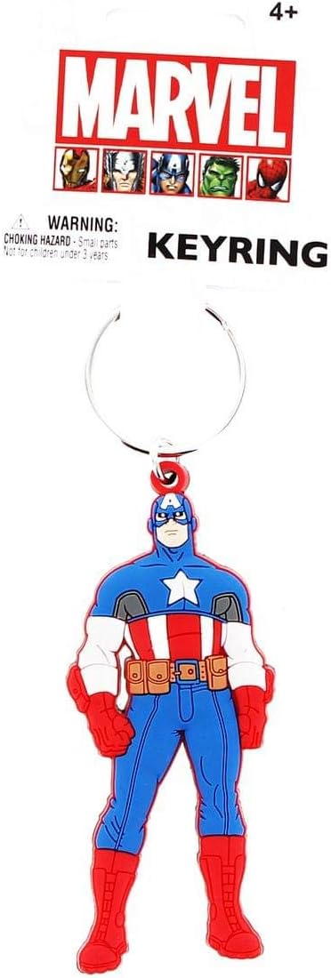 Marvel Captain America Soft Touch PVC Key Ring...