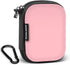 Earbud Case Holder, RISETECH Hard EVA Earphone Travel Case Headphone Small Zipper Pouch Compatible with Flash Drive, SD Cards, USB Charger Cable, ...