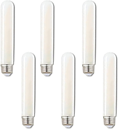 E26 3W Tubular LED Light Bulb T30 Long Tube Bulb T185 Vintage Edison Bulb 25W Equivalent Dimmable LED Filament Light for Rustic Pendant Industrial...